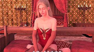 Video games sex, pantyhose footjob, 3d sex