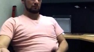 Big-Cocked Amateur Jerks Off