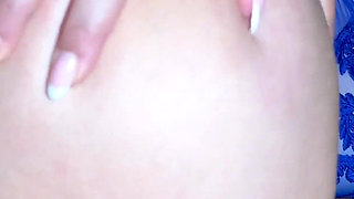 My Dad's Girlfriend Catches Me Watching Her Masturbate in the Bedroom