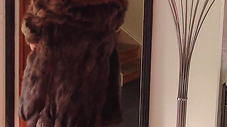 Try on Haul: Natural Long Fur Coat! and Pvc Catsuit! Arya Grander
