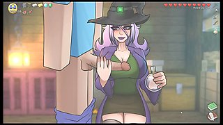 Bride in a wedding dress gets wild on her wedding night with the biggest cock