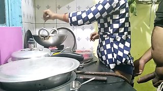 Indian Bhabhi Cooking In Kitchen And Brother In Law Fucking