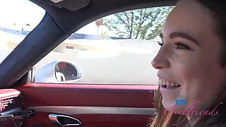 Brunette POV ft. Brooke Johnson: Blowjob, Small Tits  Cowgirl Porn
