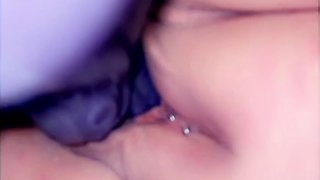 Close up solo beauty toying ass