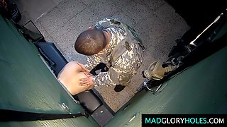 Tempting Darkhair Changing BF in Glory Hole