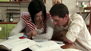 Crispy Teens - Cute teen doesn't want to study anymore,