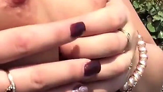 Daniella Margot have real orgasm with an ocean view