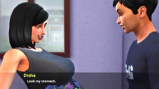 Fucking Step-sister When Step-aunty Walks in!