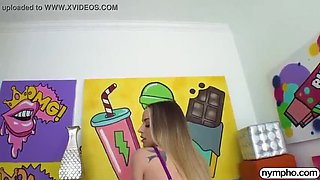 Blonde Nympho Anna Claire Clouds Gets Pounded Hard in Doggystyle - Creampie Finish