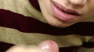 Old School Facial! POV Handheld Camera