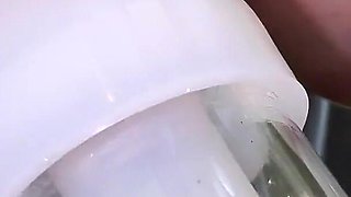 Milking Huge Tits on the Milk Machine