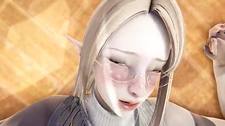 My teacher is a sexy Elf l 3D hentai uncensored SFM