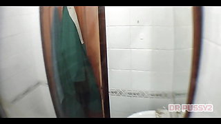 Brother-in-law Is Hiding in the Bathroom to Record His Wife to Masturbate After Watching the Video