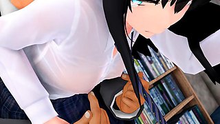 Hot student fucked in the library