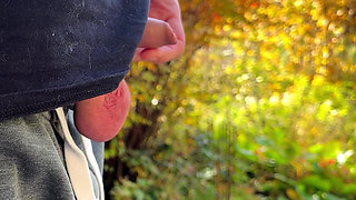 Play with my little uncut cock