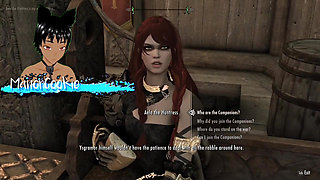 Skyrim B and L mod - In whiterun and decided to join the companions to fuck and meeting everyone