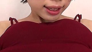 Nanako Hinata Pumps Her Nipples Until They Swell, Clamps Them Hard... and Lets Them Leak Milky Drops. Extreme Close-up POV