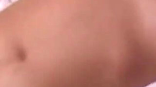 Lucky brunette gangbanged hard in her pussy in close up