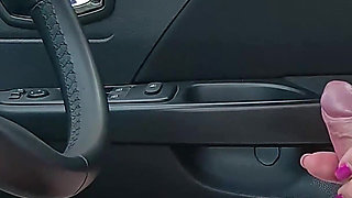 A Girl Caught Me Jerking off in the Car and Help Me Cum 4K. Ep 22204