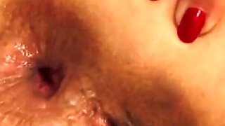 Lora Balashova’s Asshole Gaped Open with Toys Before Getting Filled with Cum