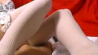 Close up foot fetish on cam