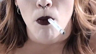 Smoking in Stockings