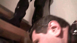 Slave Joschi sings and worships the steps of his mistress