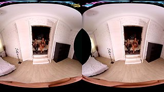 Threeway Dessert - Mff Kinky Threesome Lingerie And Boots Pov