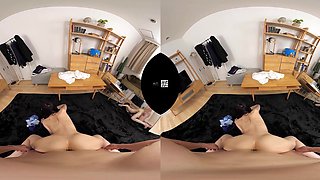 Japanese Housewives Ignite Wild Brunette Passion in Virtual Reality