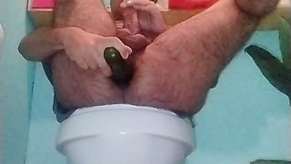 Heterocurious Tastes Thick Cucumber And Ends Up With Broken Ass