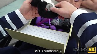 Hot Blonde Cheats On Boyfriend With Old Veteran Daddy - Luna Bbunny Fucked Hard HD