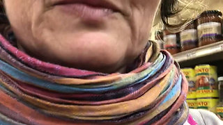 Flashing My Tits in Supermarket to Show You How Cold It Was!