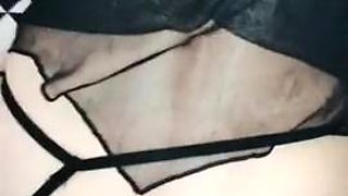 Milf gets fucked so that all holes are visible to the audience