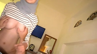 Shake My Girlfriend Hijab on Top Until It Spills Inside