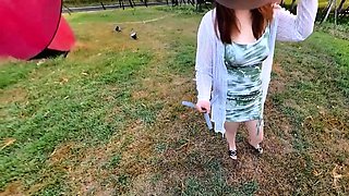 【Public Place】I took an erotic walk with a male college