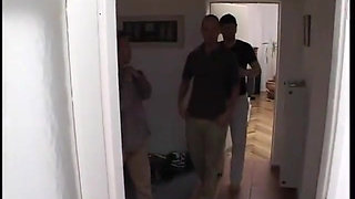 Skinny asian whore got gang banged badly