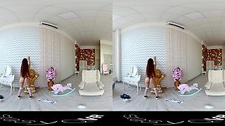 Playful Playdate - Shaved Schoolgirl Striptease