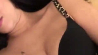 Amazing brunette babe gets banged passionately in amateur video