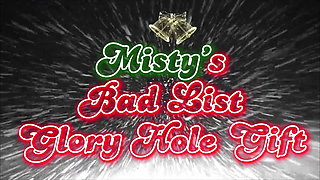 Misty wakes to a Big Glory Hole Present