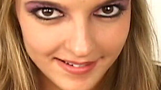 Horny College Girl Greedily Sucks the Cocks of Two Teachers