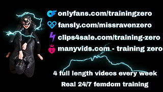 Training Zero Femdom 100 Impacts Spanking Punishment! Bondage BDSM Real Homemade Amateur Wife MILF Stepmom Slave FLR Orgasm Cum