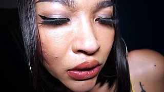 Young hung Asian femboy teen fucks guy