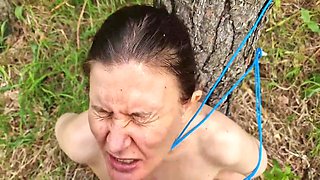 Fucked In The Mouth Tied To The Tree Girl In The Forest 3 Min - Grustina Nectaria And Robert Weizer
