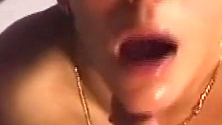Young Slut Ass Fucked Then Pissed and Cummed in Mouth by Huge Vintage Cock