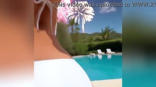 Hot Teen Stepdaughter Flashes Her Sexy Bikini to Stepdad on New Year's Eve - Dirty Talk & Nude Surprise!