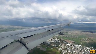 Katty West And Verified Amateurs - I Took My Dick Out Right On The Plane And The Stranger From The Next Seat Helped Me Cum In Two Minut