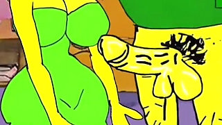 Slutty Cuckold Wife Compilation. Cartoon, Simpson Parody