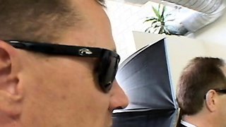 Interracial blowjob and handjob
