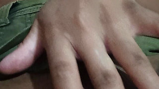 Girl Caught in Bed Masturbating