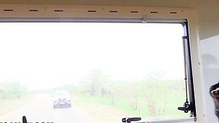 Big Tits Black Babe Plays With Her Clit